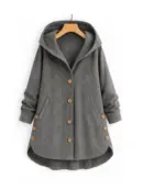 Veste Manteau en Faux Daim
